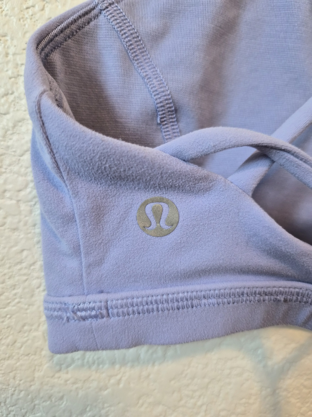Lululemon Women's Light Purple Sports Bra - Lavender